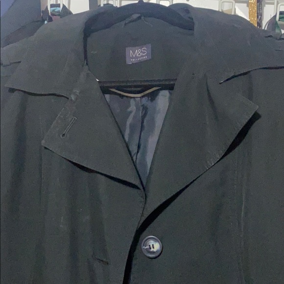 Never worn Marks and Spencer trench coat (black) - Picture 1 of 4